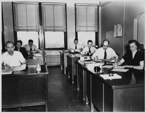 Office in the 1950s