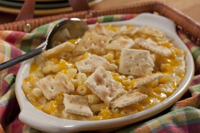 Crunchy mac and cheese