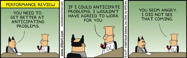 The Terrors of Performance Reviews, As Told by Dilbert by TINYpulse
