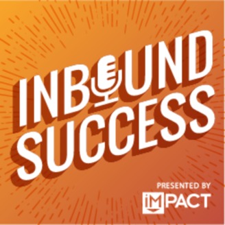 The logo for The Inbound Success Podcast - a microphone replaces the 