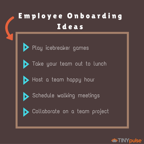 Employee onboarding ideas by TINYpulse