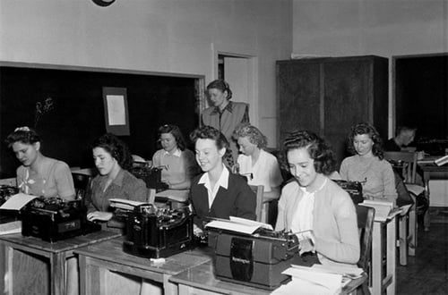 How the Typical Office Looked in the 1950s