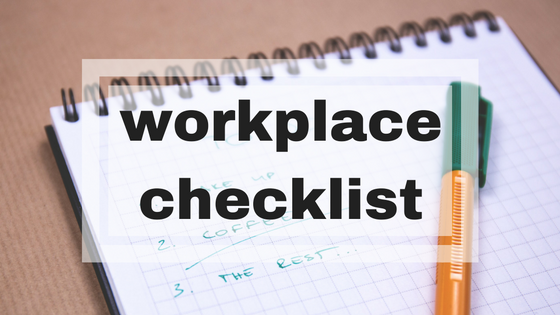 workplace checklist