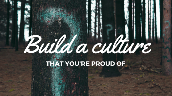 Building an organizational culture